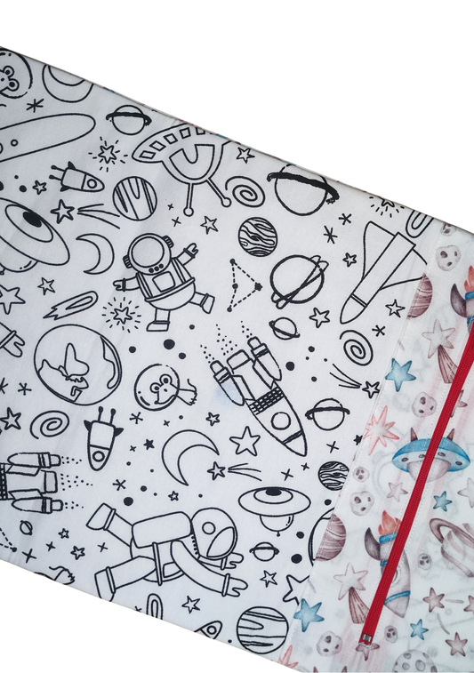 Tovaglietta da Colorare Astronavi