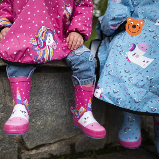 Mantellina Pioggia Unicorno Stelline