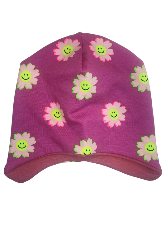 Cappello con Paraorecchie Fiori