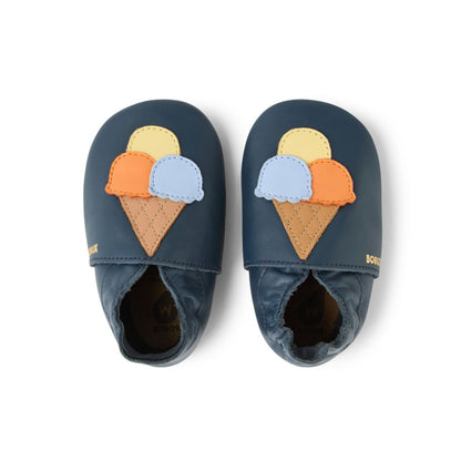 Bobux Soft Sole Ice Cream Navy