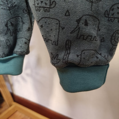 Salopette Dino Blu