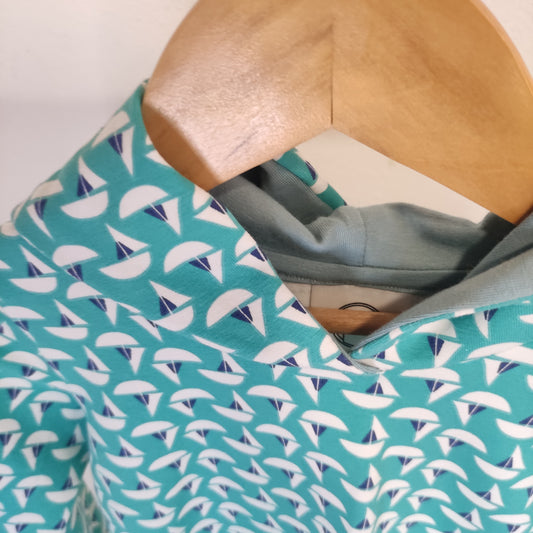 T-Shirt con cappuccio Barchette