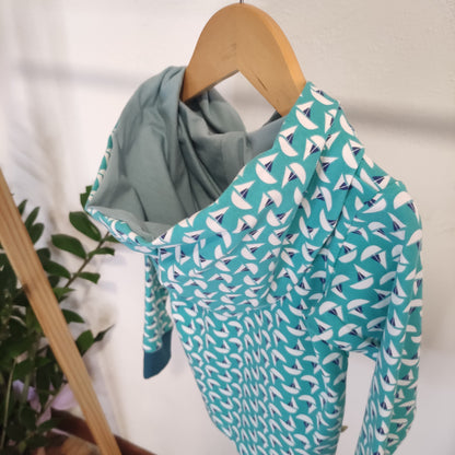 T-Shirt con cappuccio Barchette