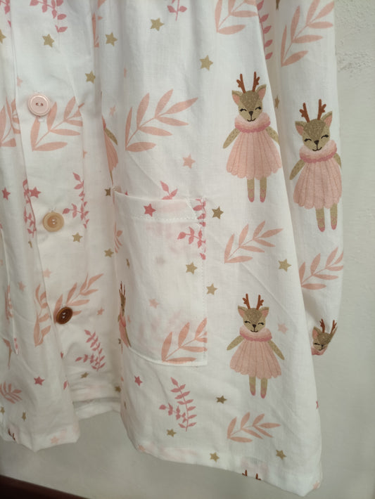 Grembiule Asilo Cerbiatti