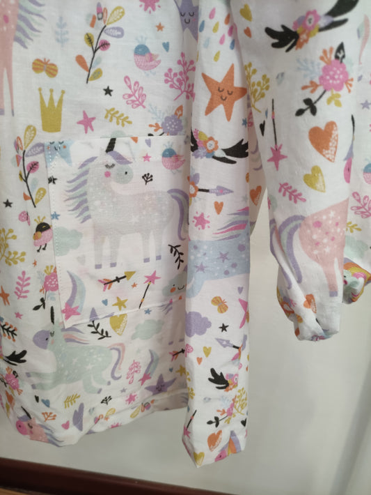 Grembiule Asilo Unicorni