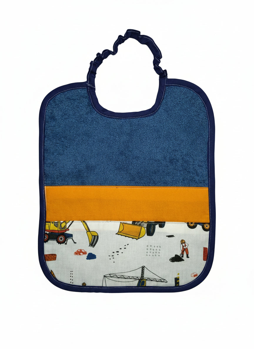 Bavaglino Unicorni Cantiere