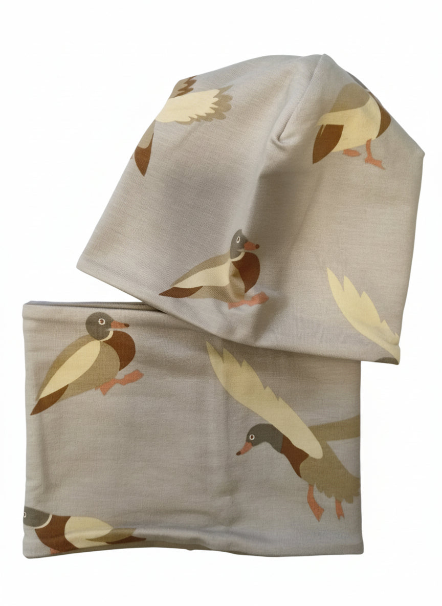 Cappellino e Scaldacollo Anatre