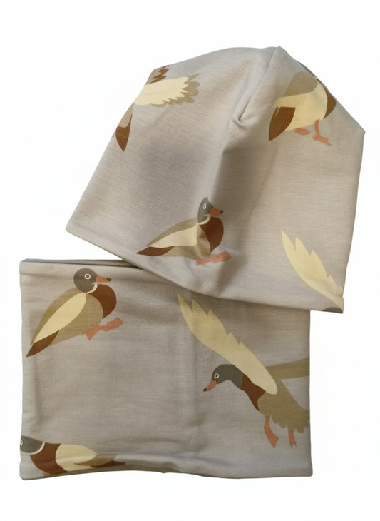 Cappellino e Scaldacollo Anatre