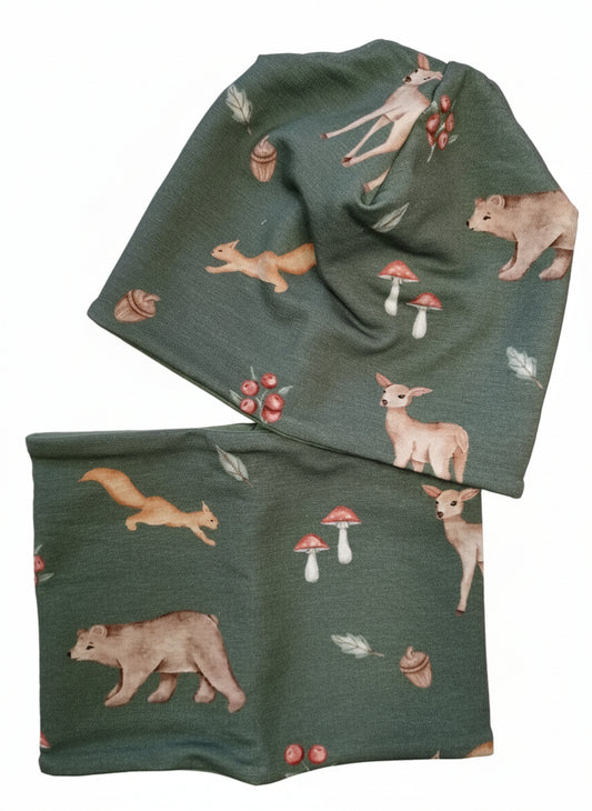 Cappellino e Scaldacollo Bosco