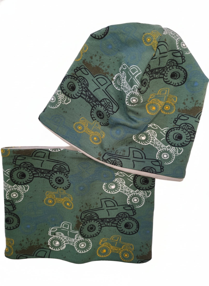 Cappellino e Scaldacollo Monster Truck