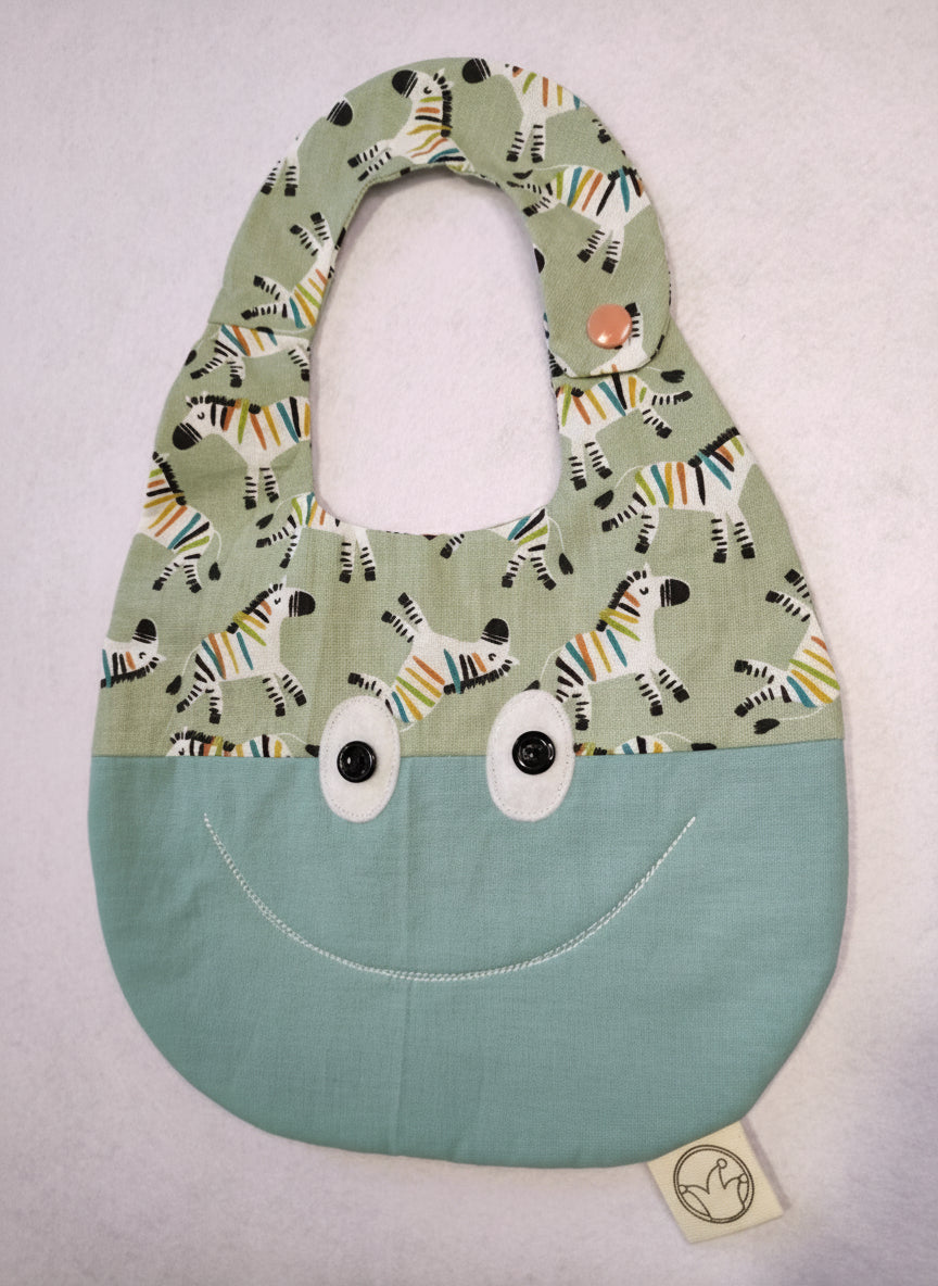 Bavaglino che sorride Zebre