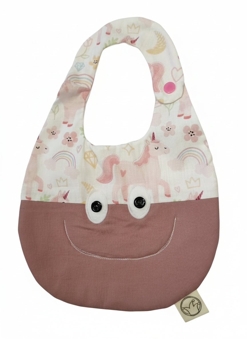 Bavaglino che sorride Unicorni