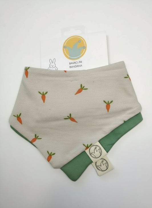 Duo di bavaglini Carote