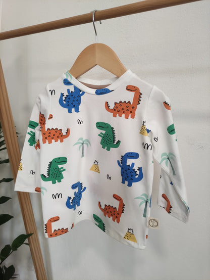 T-Shirt lunga Dinosauri