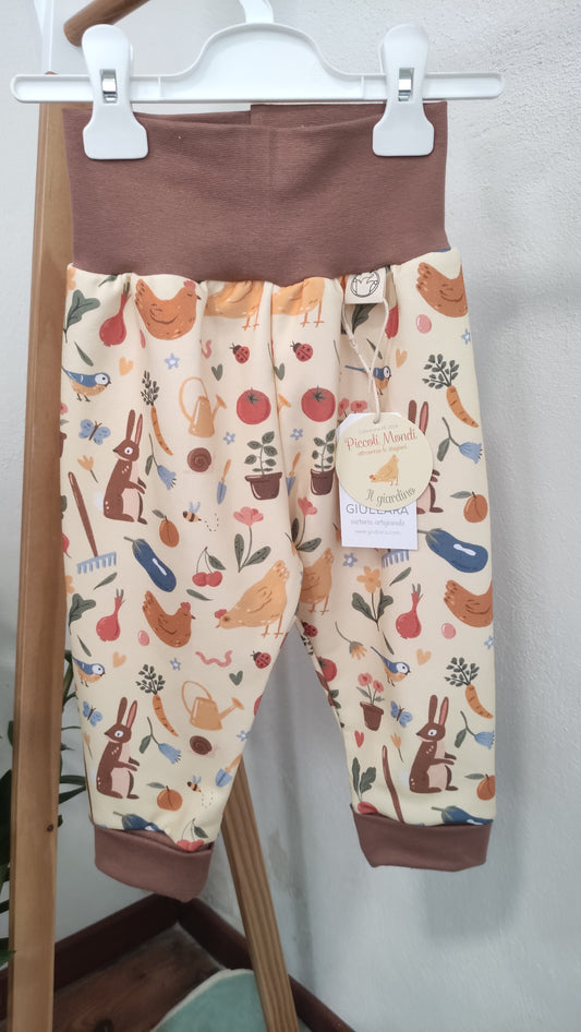 Harem Pants in Felpa