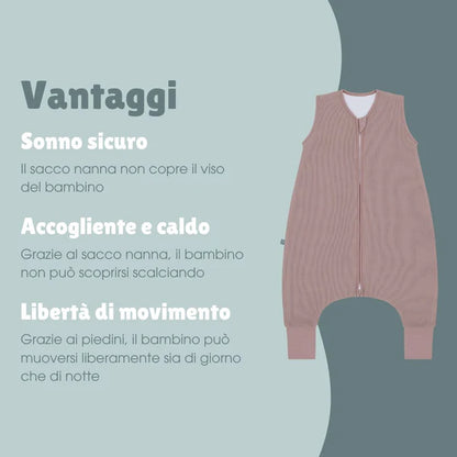 Sacco nanna con piedini 1 TOG Essential Berry