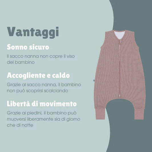 Sacco nanna con piedini 1 TOG Essential Berry
