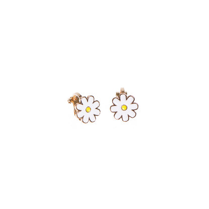 Spring Garden Clip On Earrings