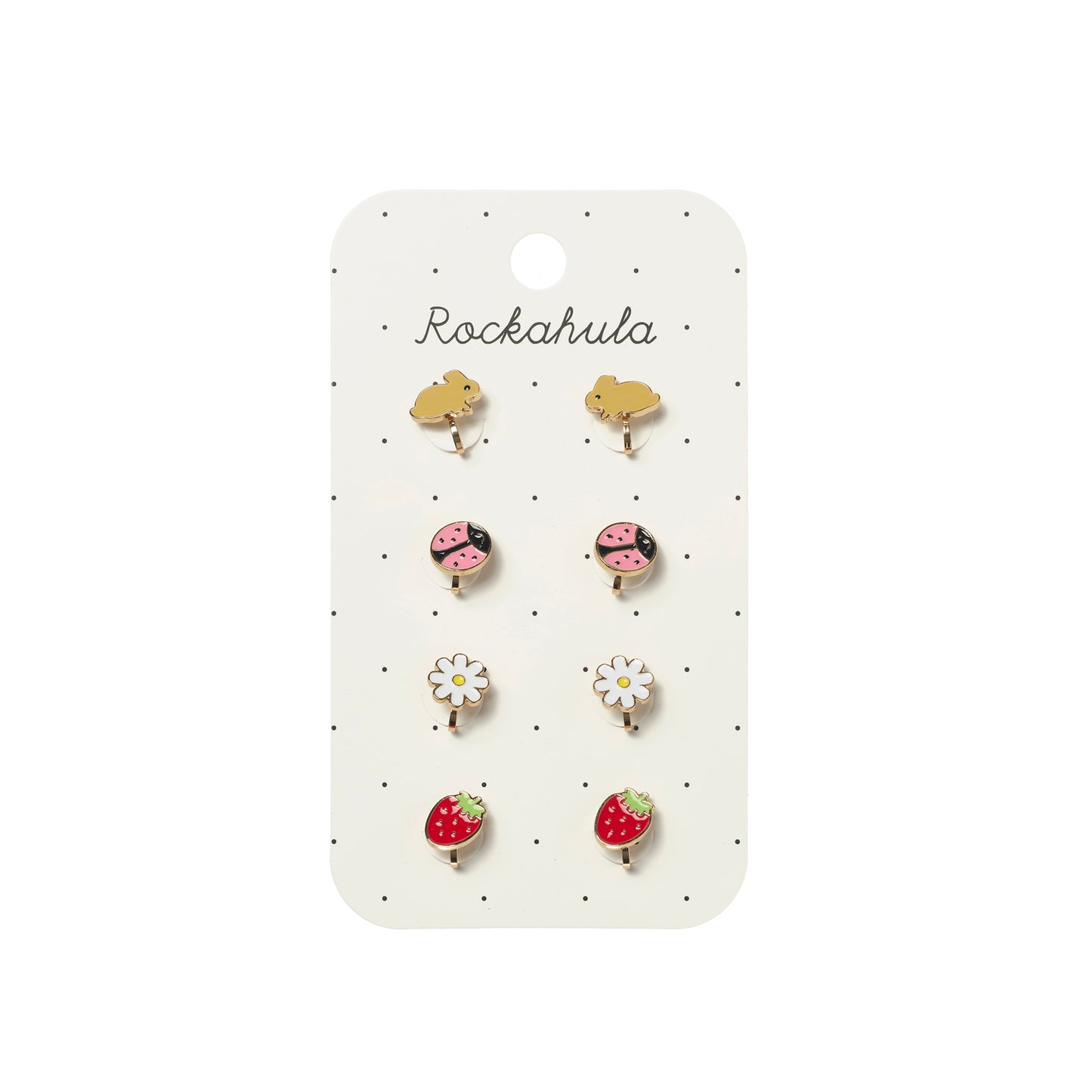Spring Garden Clip On Earrings