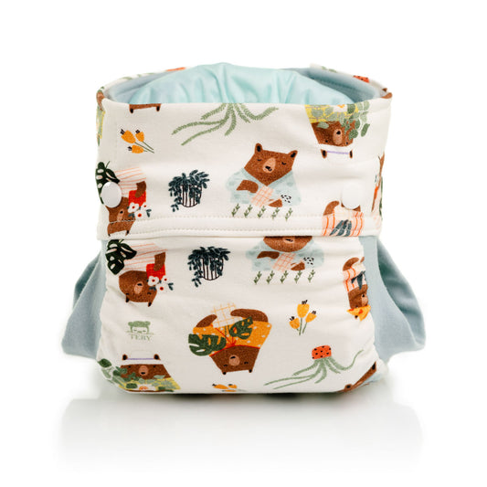 Mutandina Bio Lavabile, Gardening Azzurro