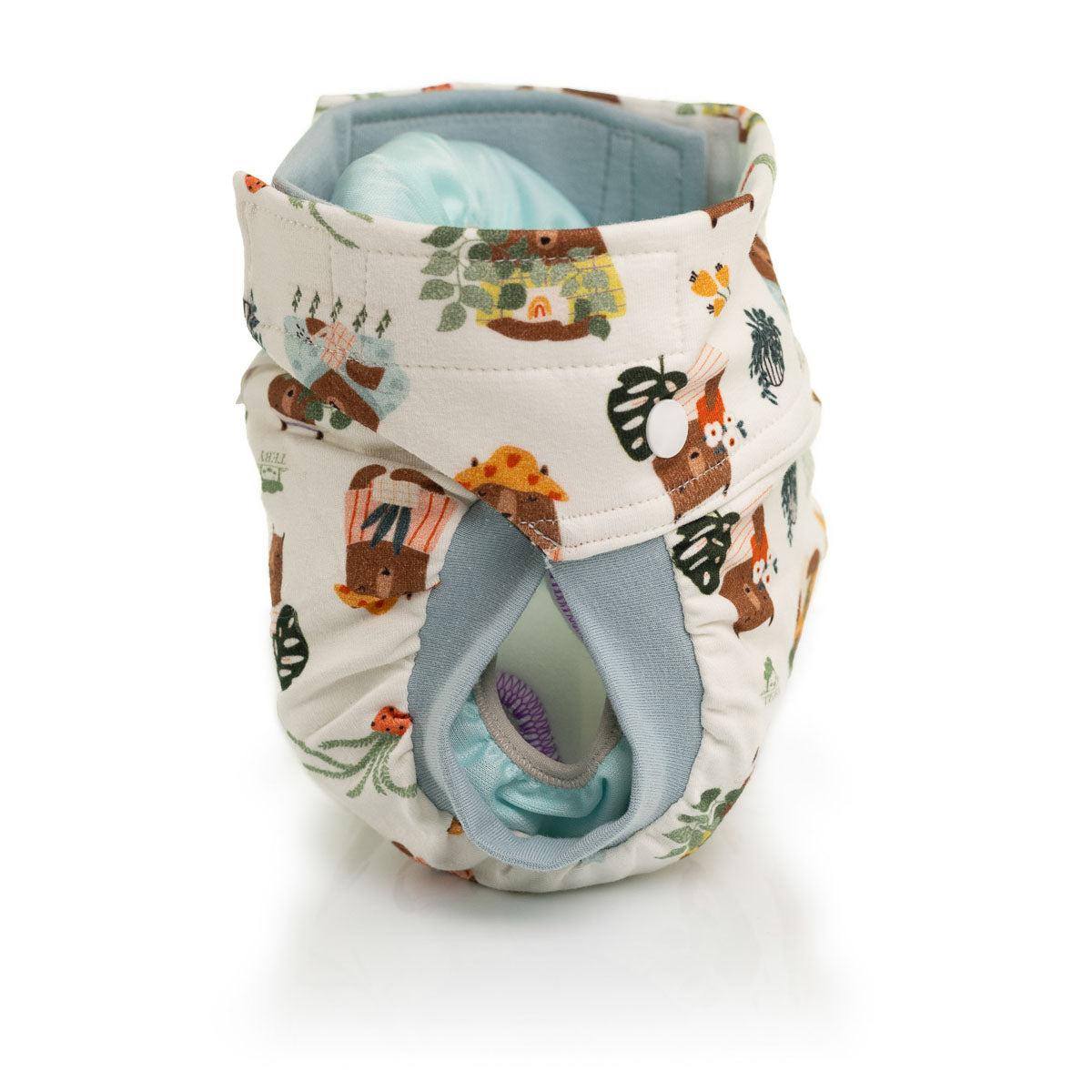 Mutandina Bio Lavabile, Gardening Azzurro