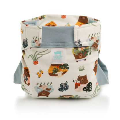 Mutandina Bio Lavabile, Gardening Azzurro