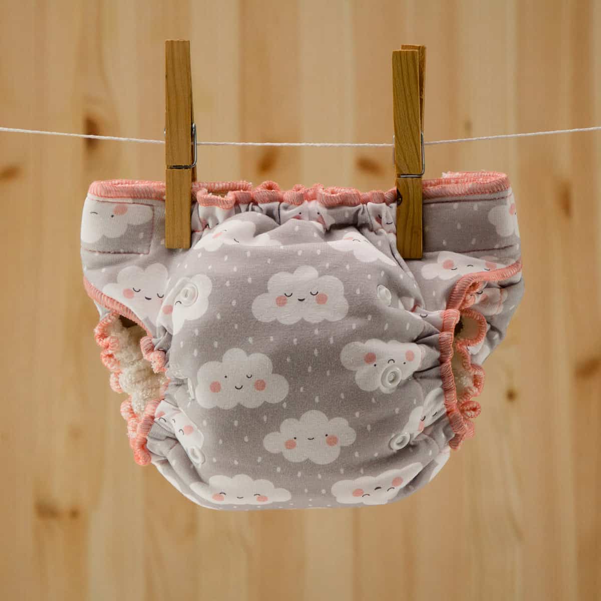 Pannolino Fitted Notte, Nuvolette