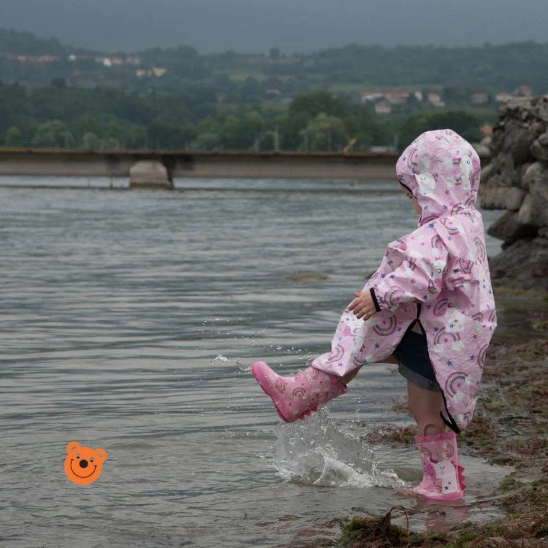 Mantellina Pioggia Unicorno Arcobaleno